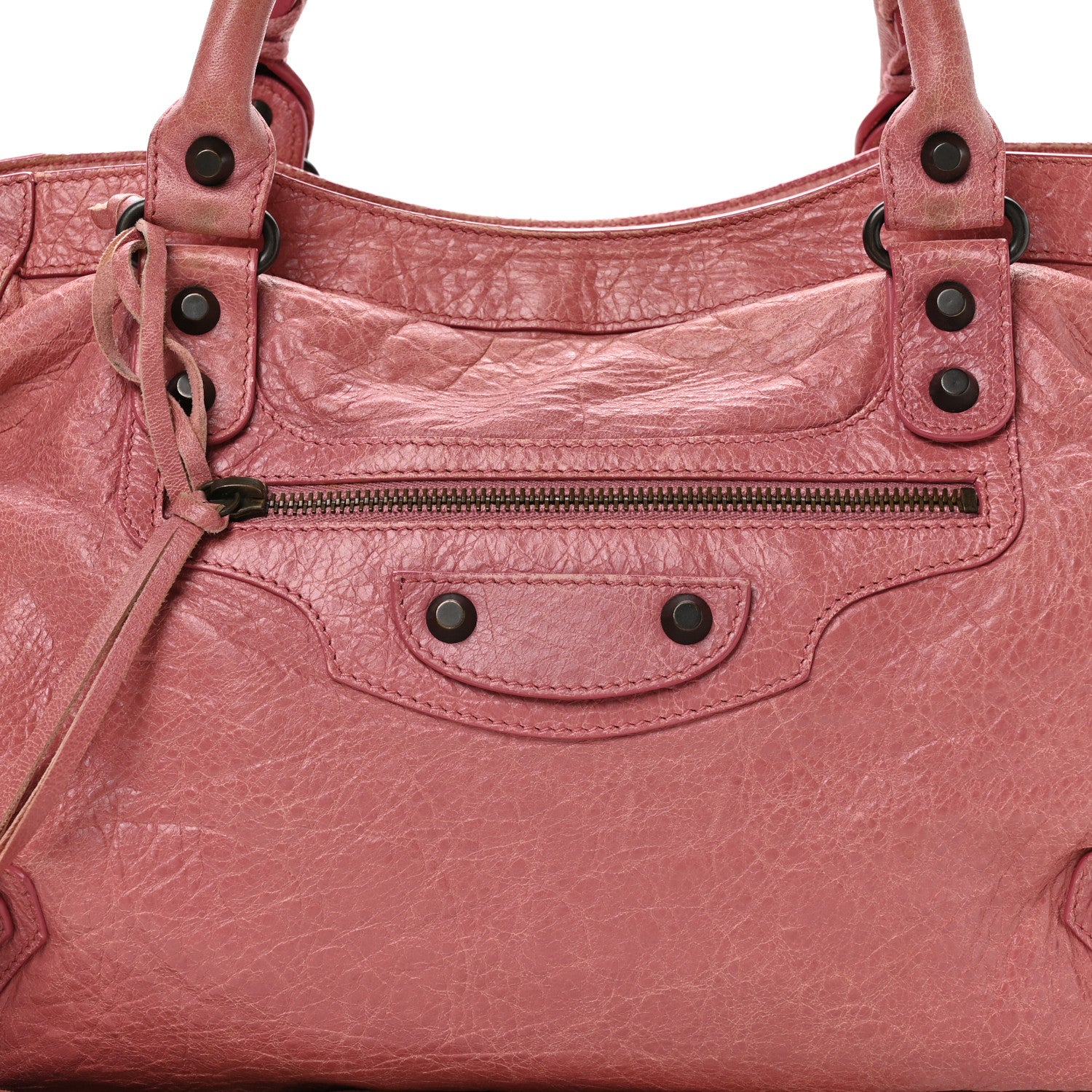 Balenciaga Agneau Classic Hardware City Rose Bruyere 9 of 11