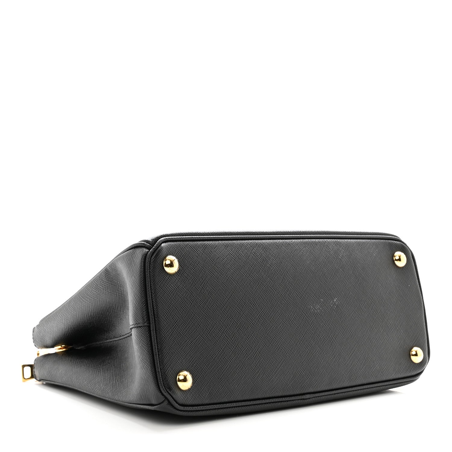 Prada Saffiano Small Galleria Double Zip Tote Black 5 of 9