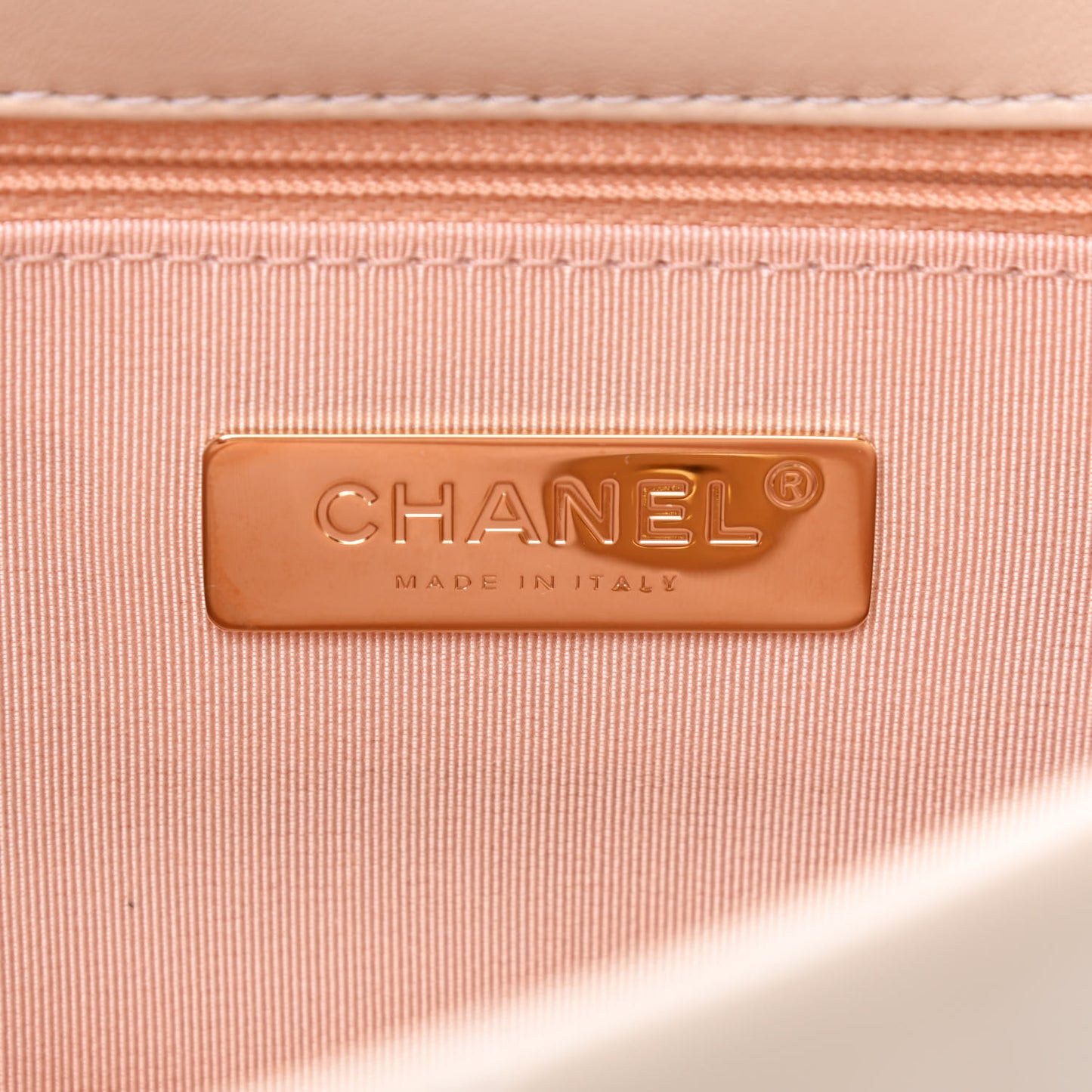 Lambskin Quilted Medium Chanel 19 Flap Beige