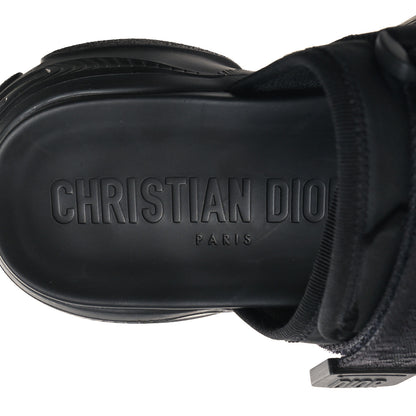 Christian Dior Technical Fabric Camouflage D-Wander Slide Sandals 35 Black 7 of 8