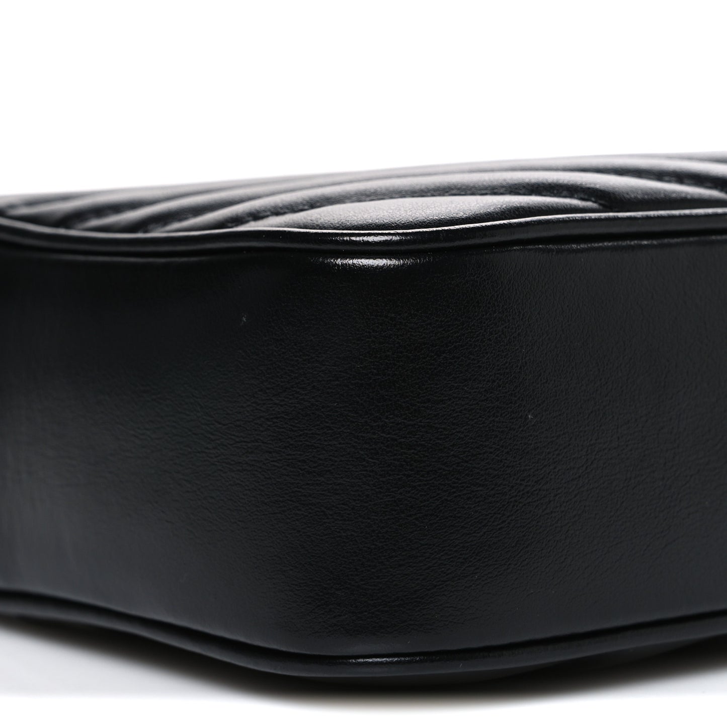 Calfskin Matelasse Monogram Lou Camera Bag Black