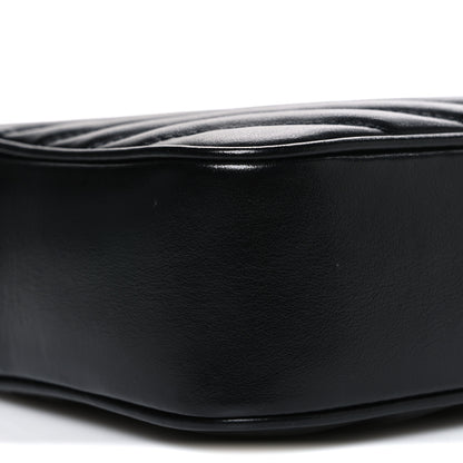 Saint Laurent Calfskin Matelasse Monogram Lou Camera Bag Black 9 of 10