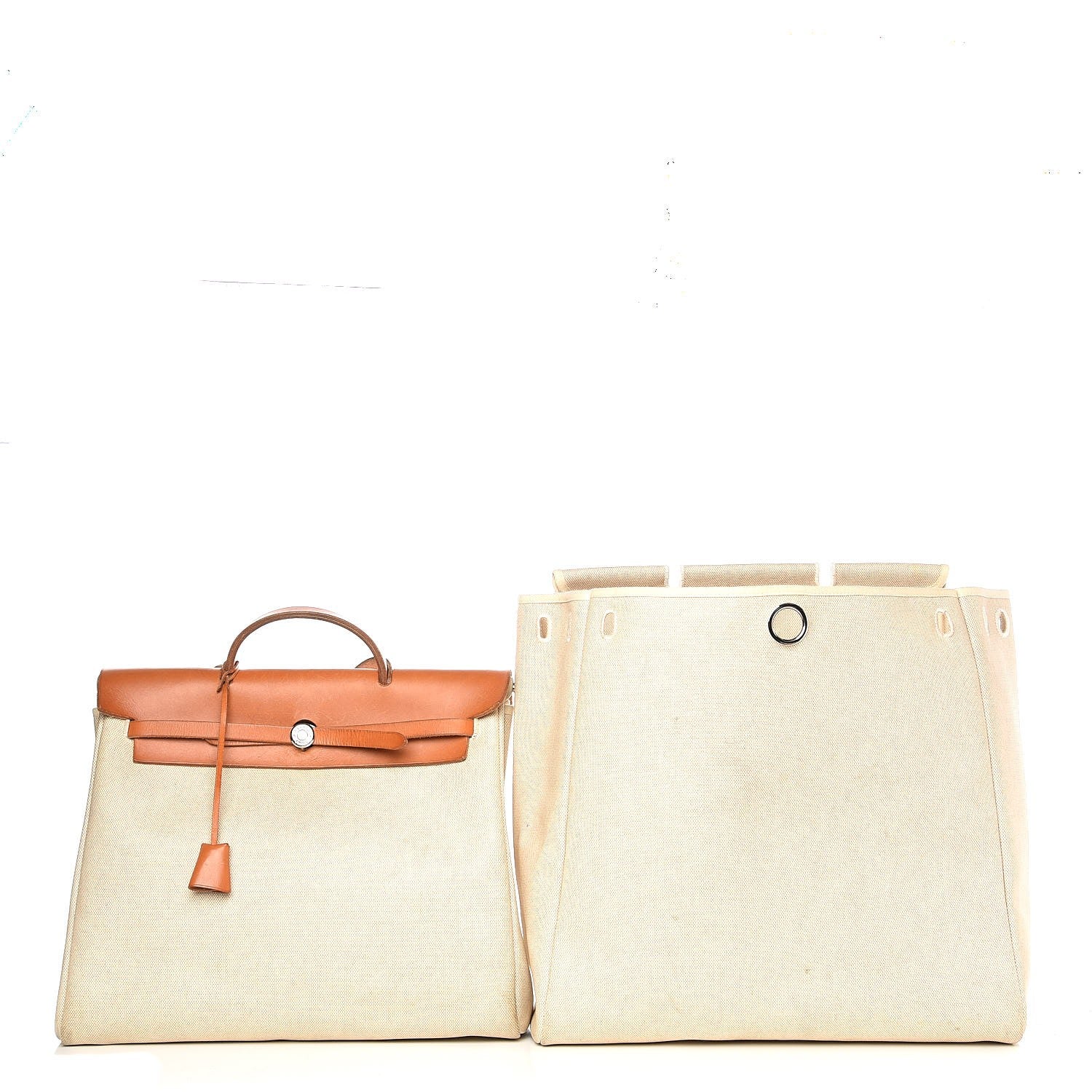 Hermes Toile Vache Hunter Herbag 36 MM Natural 12 of 12