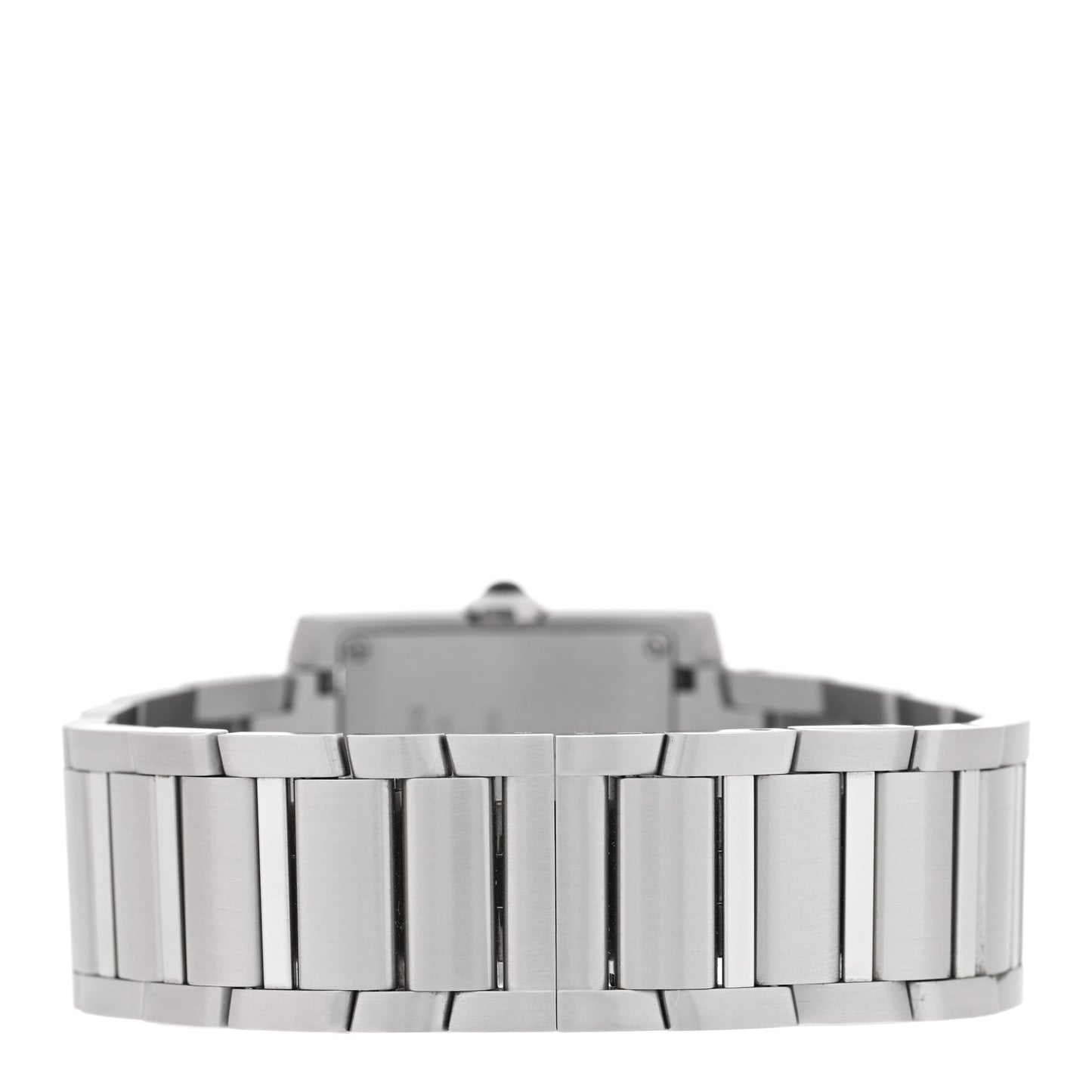 Stainless Steel Diamond Bezel 27mm Tank Francaise Quartz Watch