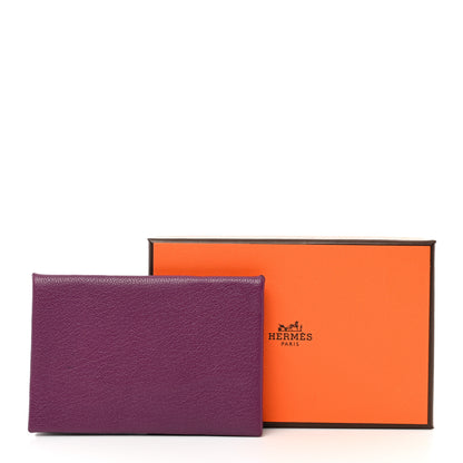 Hermes Chevre Mysore Calvi Card Case Anemone 8 of 8