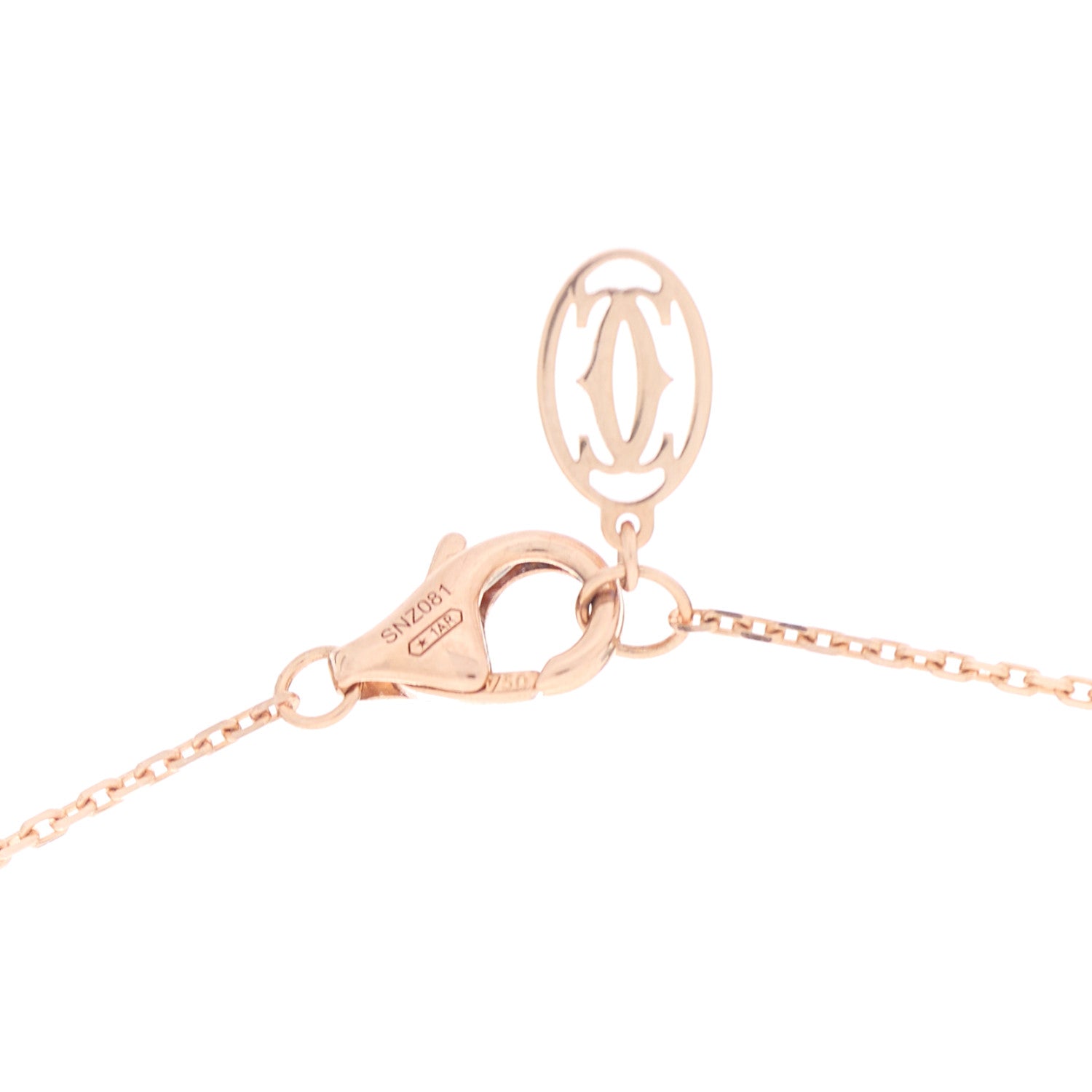 Cartier 18K Pink Gold Diamond XS D'Amour Pendant Necklace 3 of 4