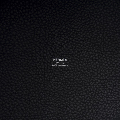 Hermes Taurillon Clemence Picotin Lock 22 MM Black 8 of 14
