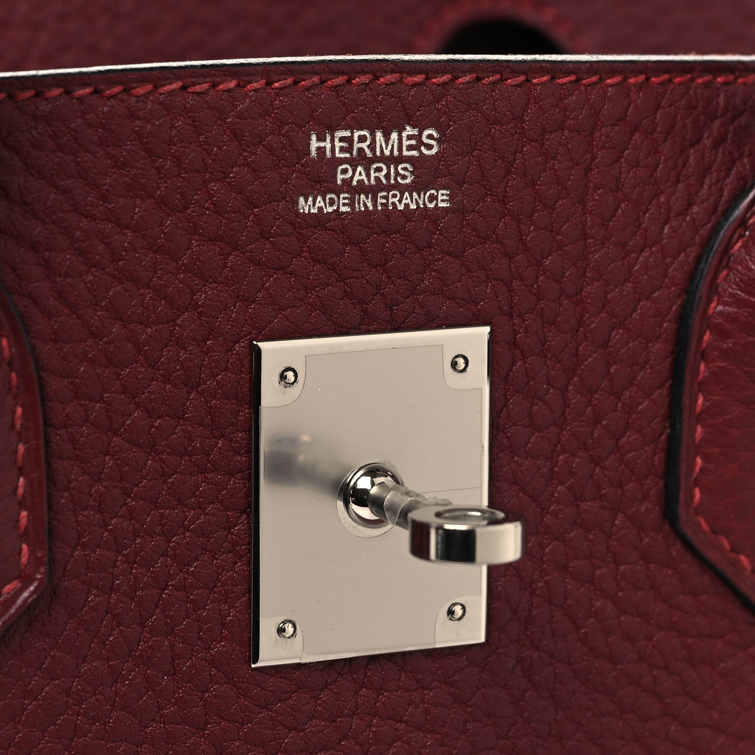 Hermes Fjord BIRKIN 30 Rouge H 6 of 14