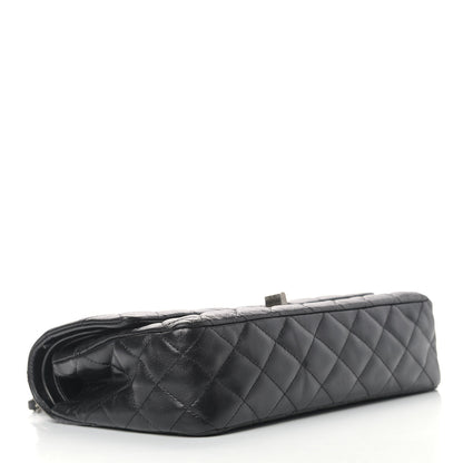 Chanel Aged Calfskin Quilted 2.55 Reissue 225 Flap Black 4 of 14