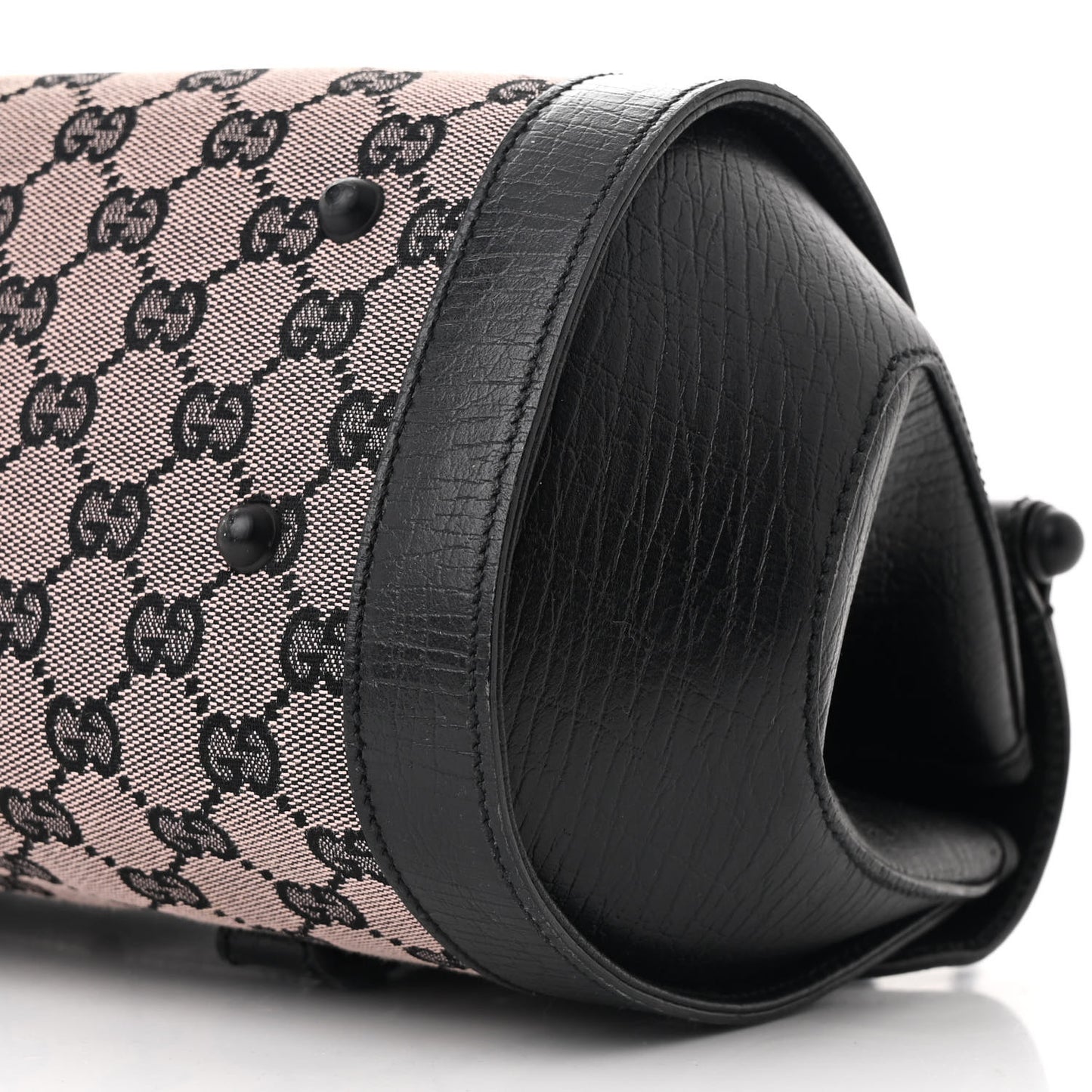 Monogram Bamboo Bullet Handbag Black