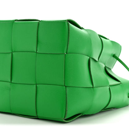 Bottega Veneta Nappa Maxi Intrecciato Small Cassette Bucket Bag Parakeet Parakeet 9 of 10