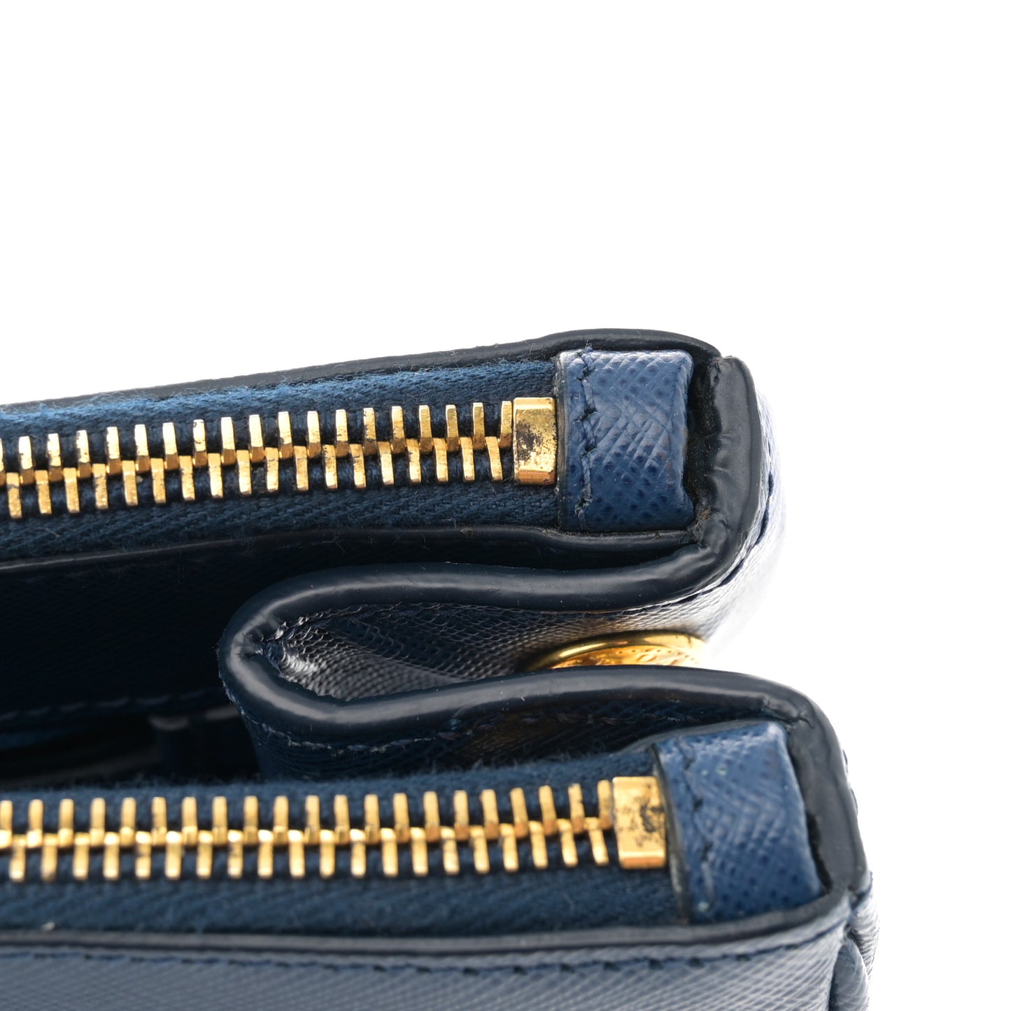 Saffiano Lux Medium Tote Bluette