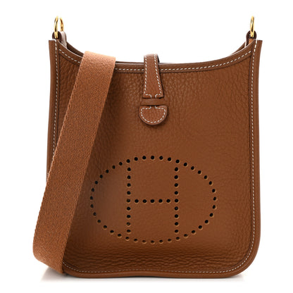 Hermes Taurillon Clemence Evelyne TPM Gold 1 of 10