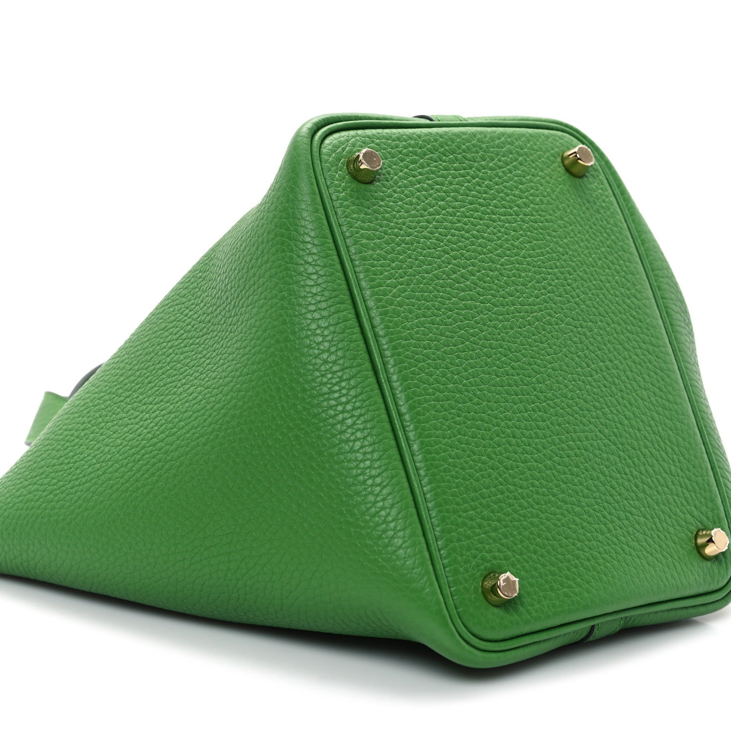 Hermes Taurillon Clemence Picotin Lock 18 PM Vert Yucca 9 of 13