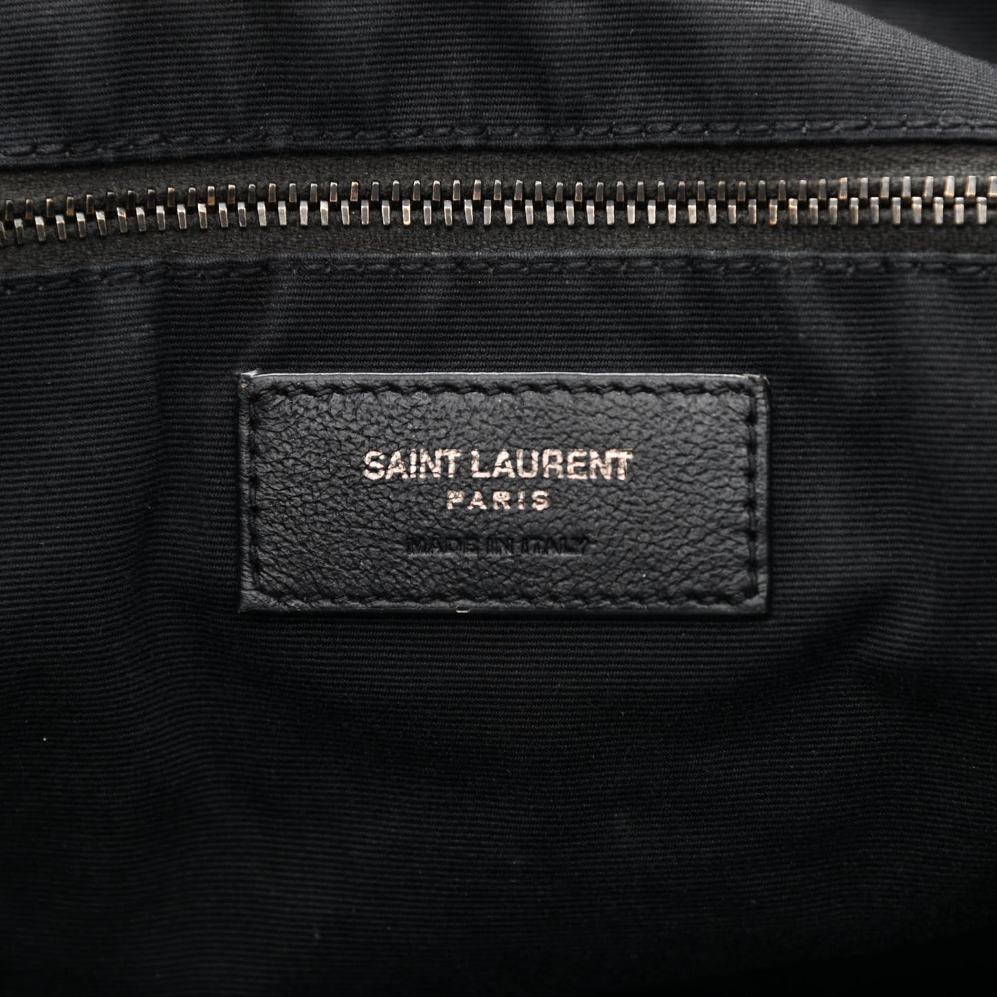 Vintage Lambskin Chevron Monogram Medium Nolita Black