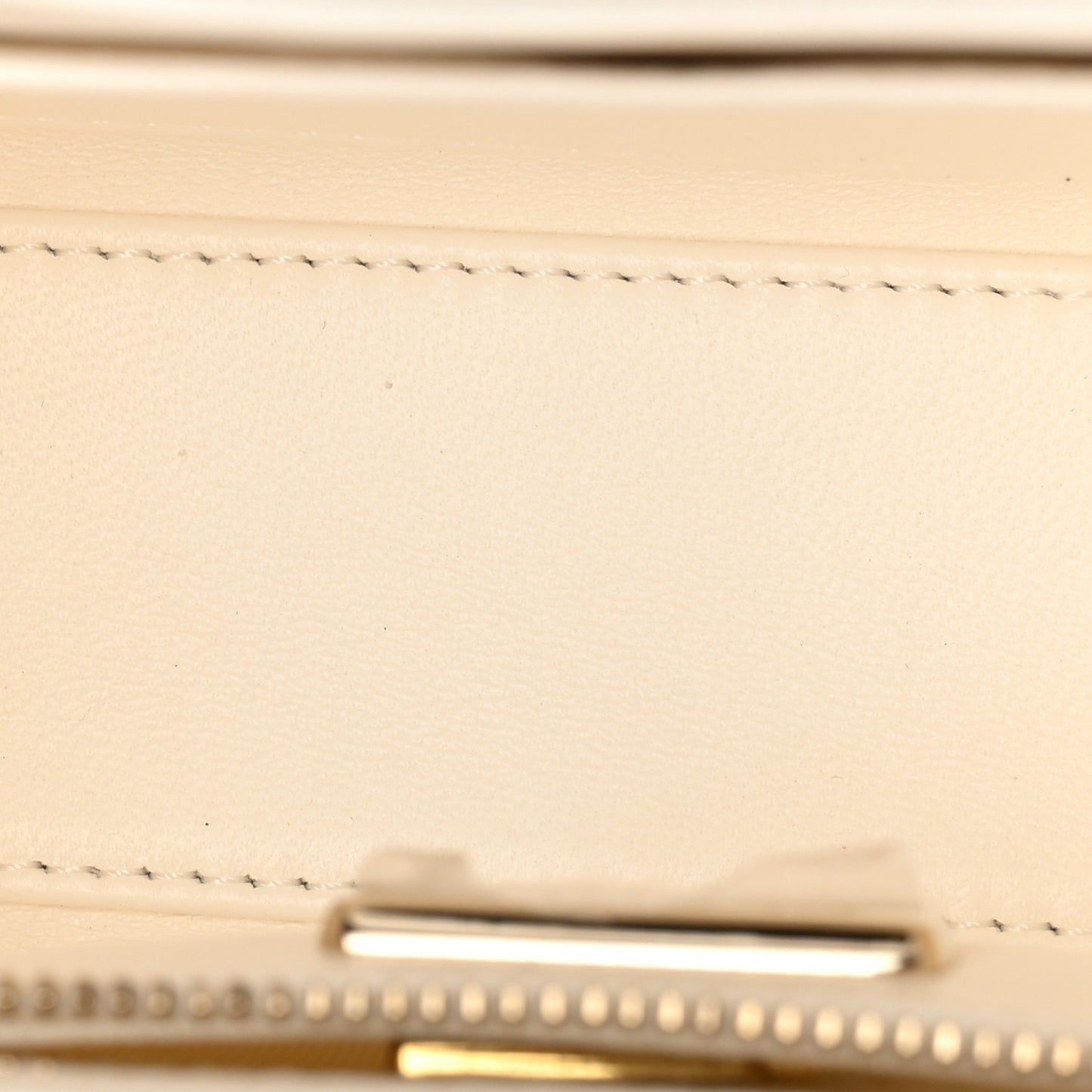 Sequin Nano Kelly Shopper White