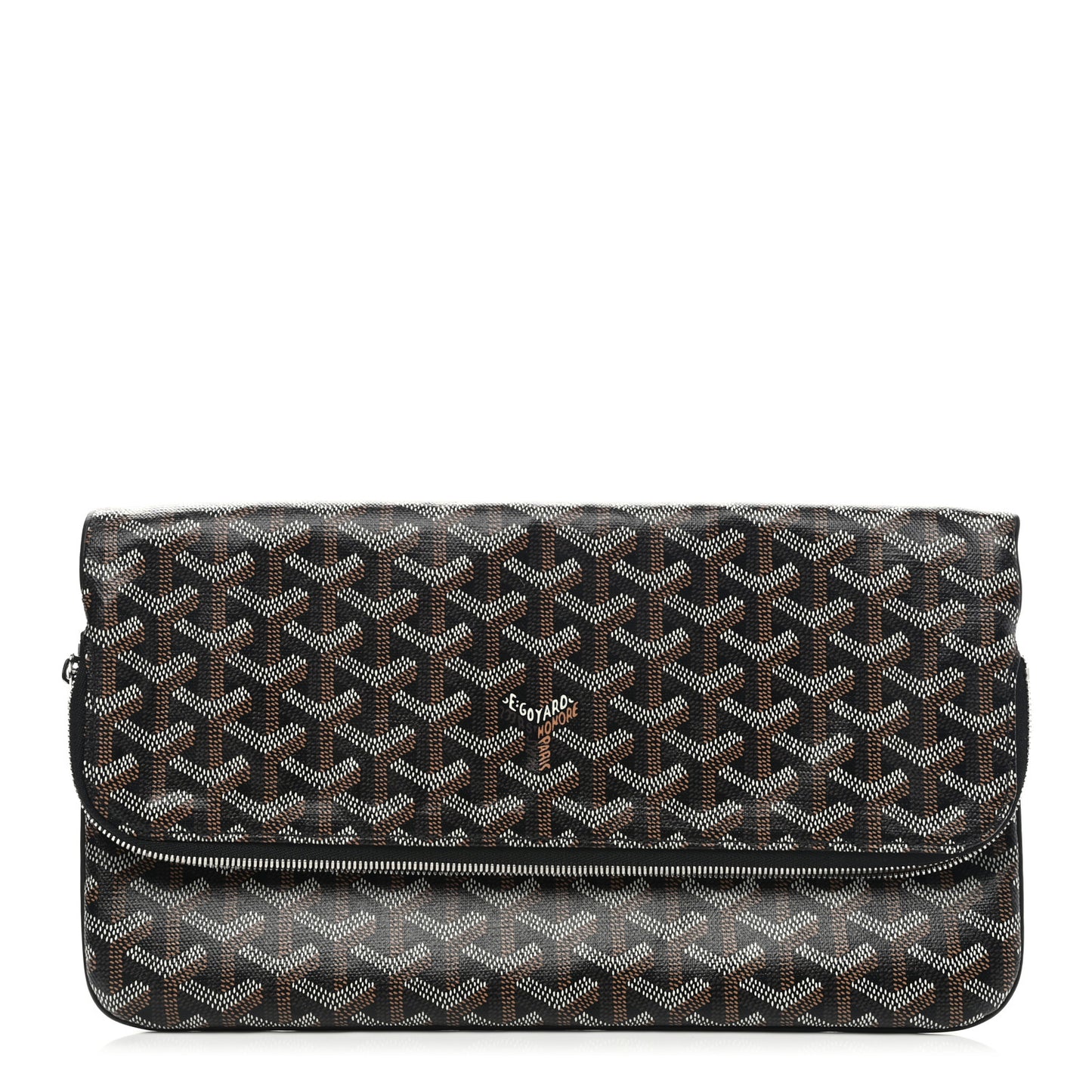 Goyardine Sainte Marie Soft Clutch Black