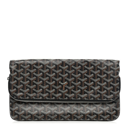 Goyard Goyardine Sainte Marie Soft Clutch Black 1 of 8