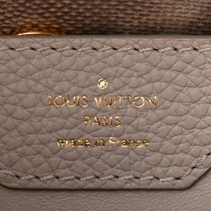 Louis Vuitton Taurillon Snakeskin Mother of Pearl Capucines BB Grey 6 of 9