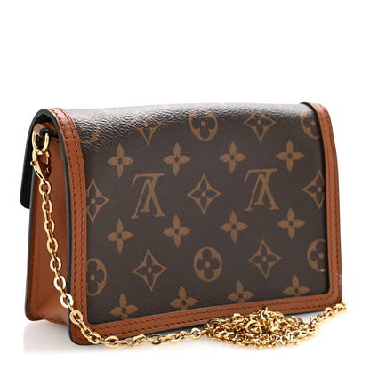 Louis Vuitton Reverse Monogram Dauphine Chain Wallet 3 of 14