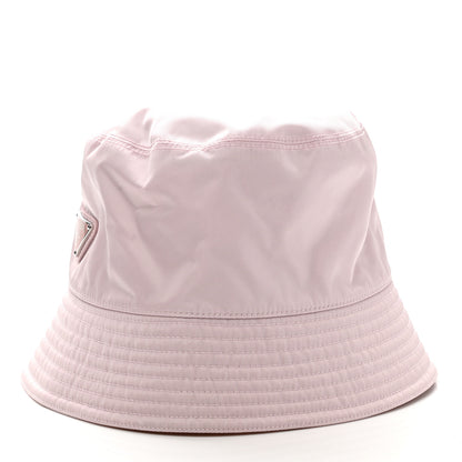 Prada Re-Nylon Metal Triangle Logo Womens Bucket Hat XL Alabastro 4 of 8
