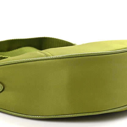 Prada Re-Nylon Demi-lune Shoulder Bag Ivy Green 8 of 9