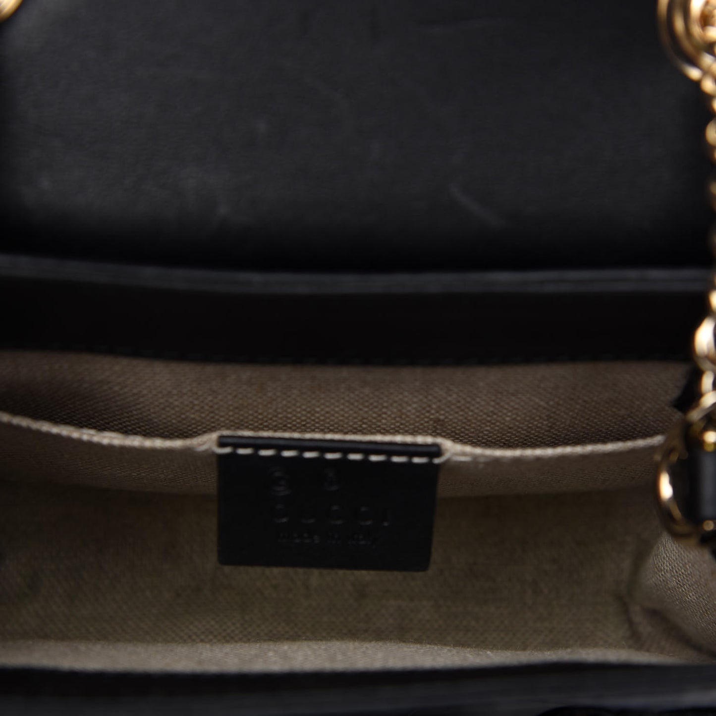 Microguccissima Mini Emily Shoulder Bag Black