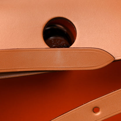 Hermes Toile Vache Hunter Herbag Zip 31 PM Orange 13 of 14