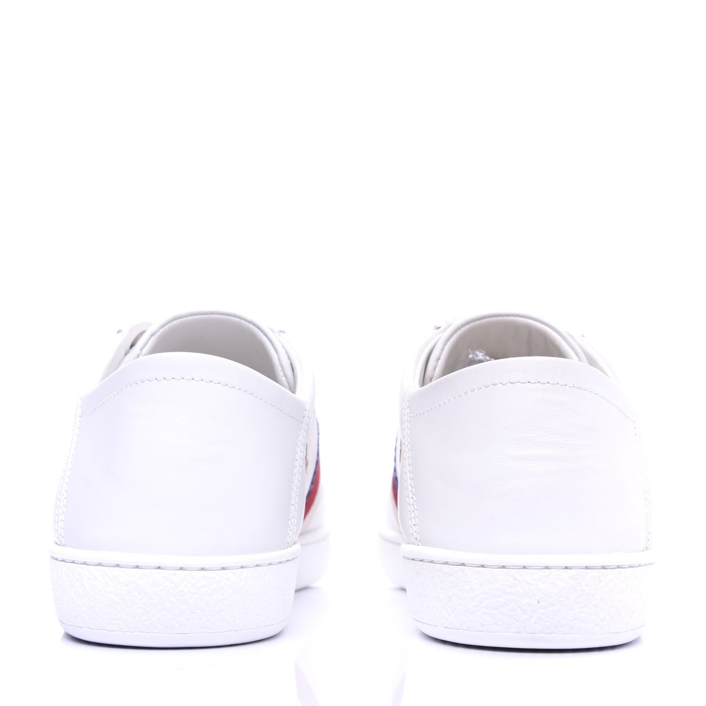 Calfskin Bee Star Embroidered Sylvie Web Ace Sneakers 38.5 White