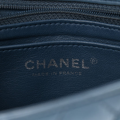 Chanel Lambskin Quilted Mini Square Flap Blue 6 of 11