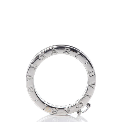 Bulgari 18K White Gold Diamond B.Zero1 Engagement Ring 55 7.25 4 of 5