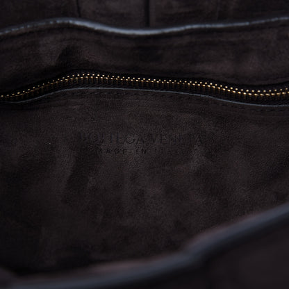Bottega Veneta Suede Maxi Intrecciato Padded Chain Cassette Crossbody Bag Fondant 8 of 9