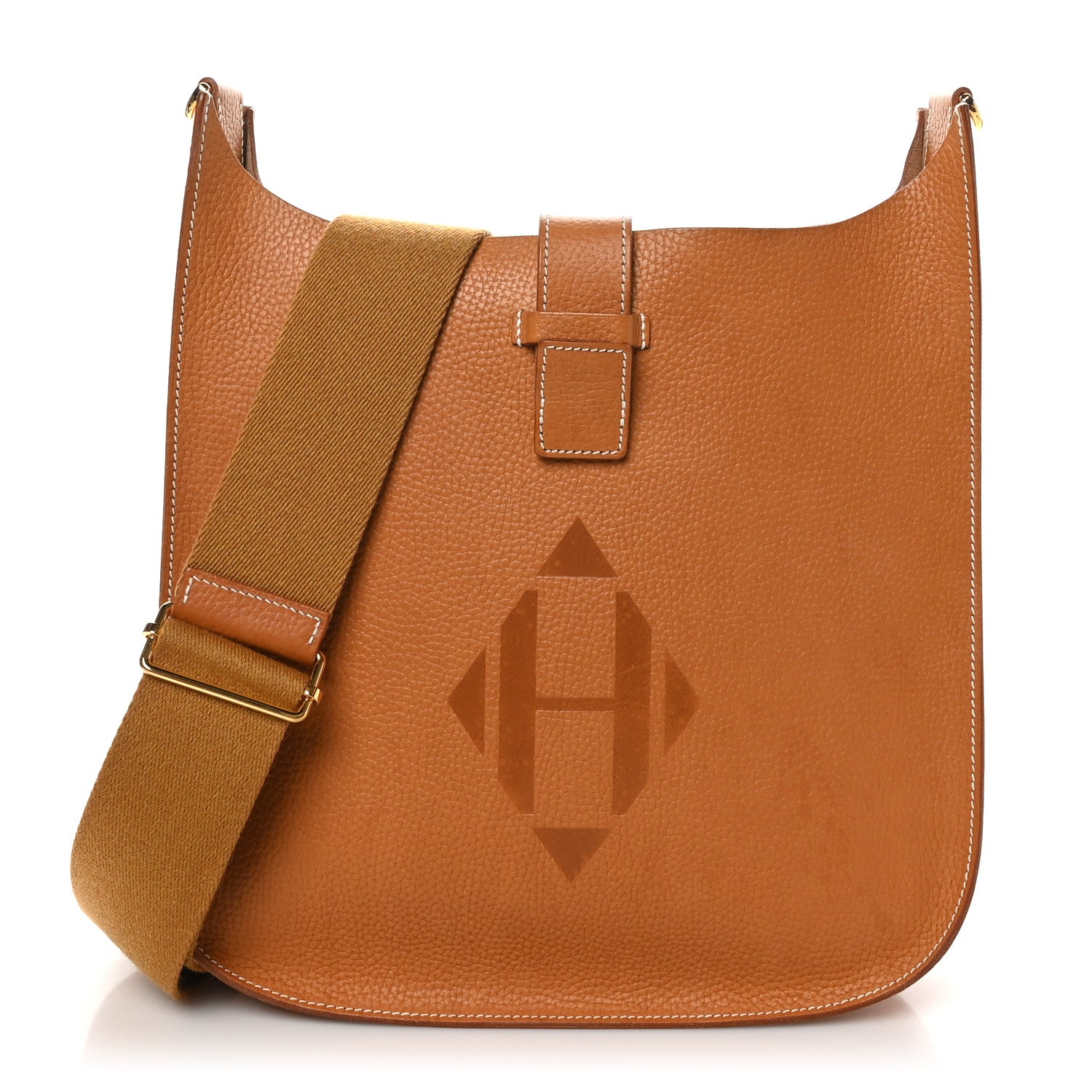 Hermes Vache Naturelle Grainee Evelyne 29 PM Natural Sable 1 of 10