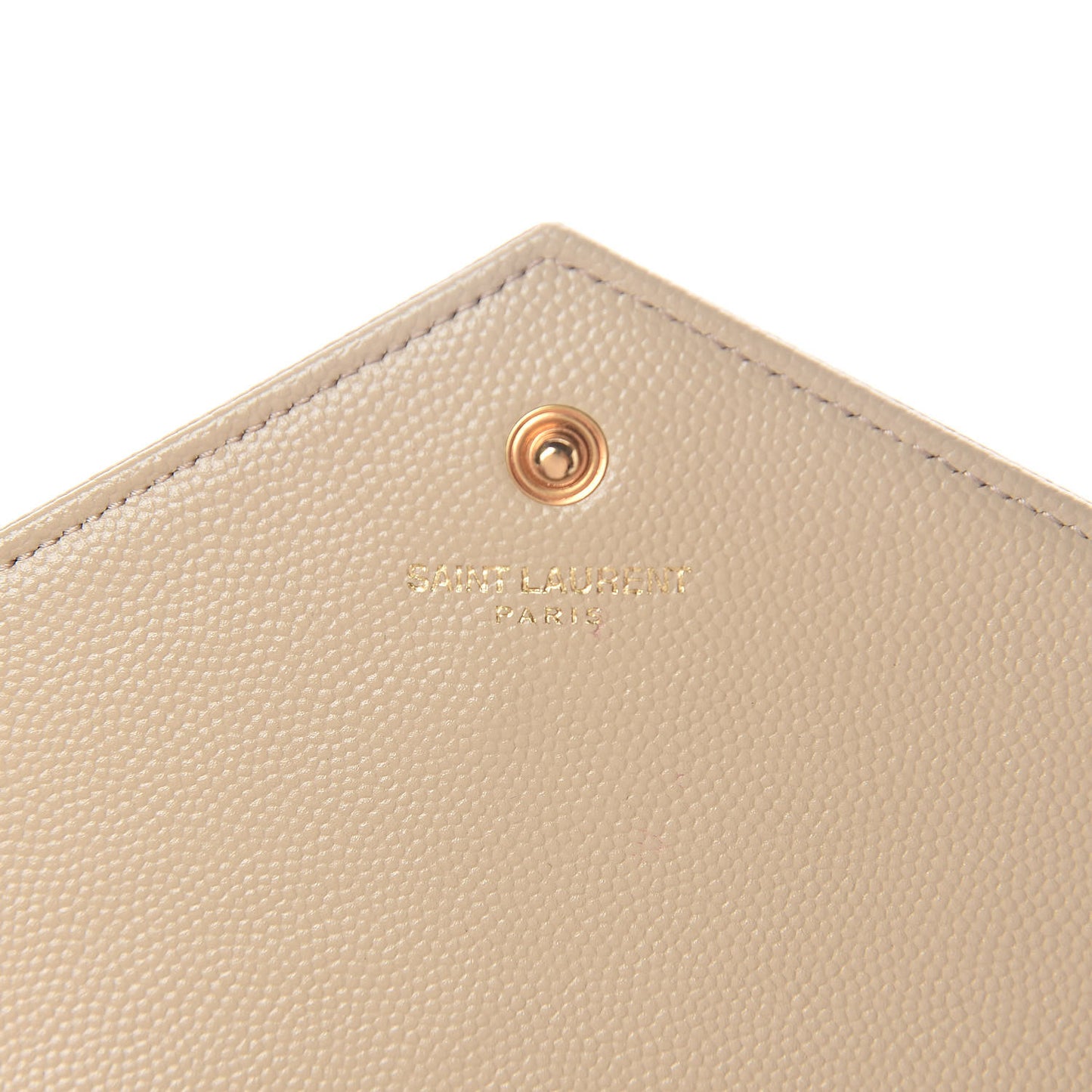 Grain De Poudre Matelasse Chevron Monogram Chain Wallet Nude Powder
