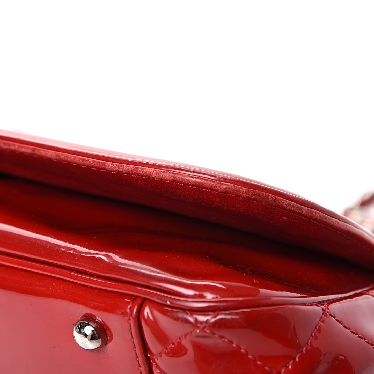 Vinyl CC Lipstick Accordion Flap Red