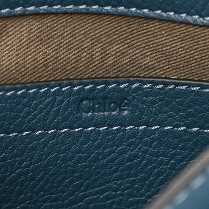 Chloe Calfskin Mini Marcie Round Crossbody Bag Royal Navy 7 of 11