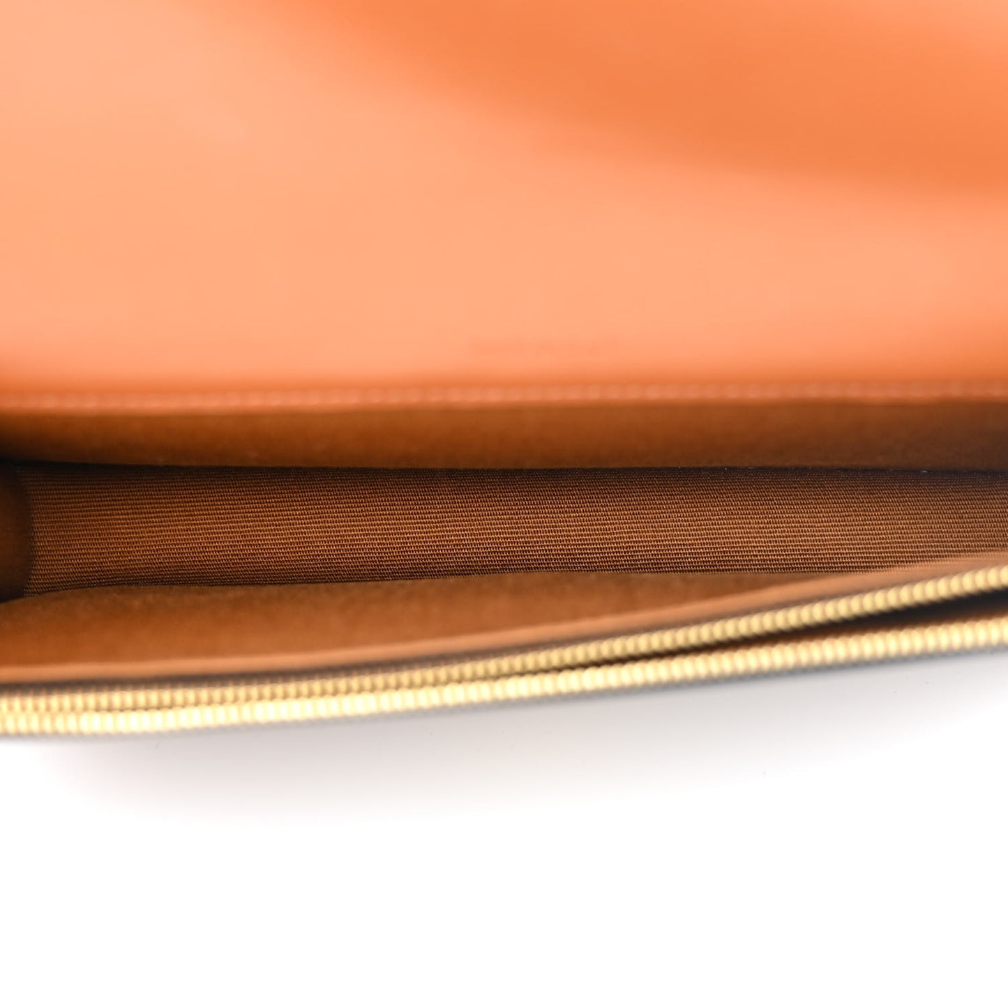 Triomphe Canvas Lambskin Wallet On Strap Tan