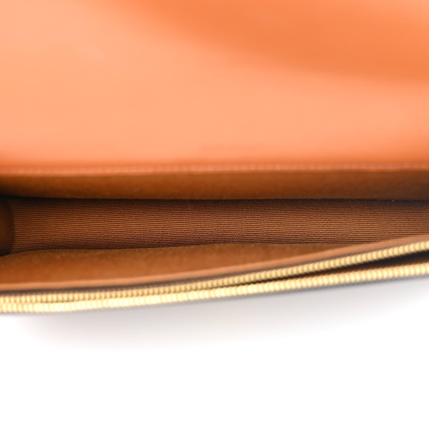 Celine Triomphe Canvas Lambskin Wallet On Strap Tan 6 of 11