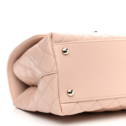 Chanel Caviar Quilted Small Coco Handle Flap Light Pink 9 of 11