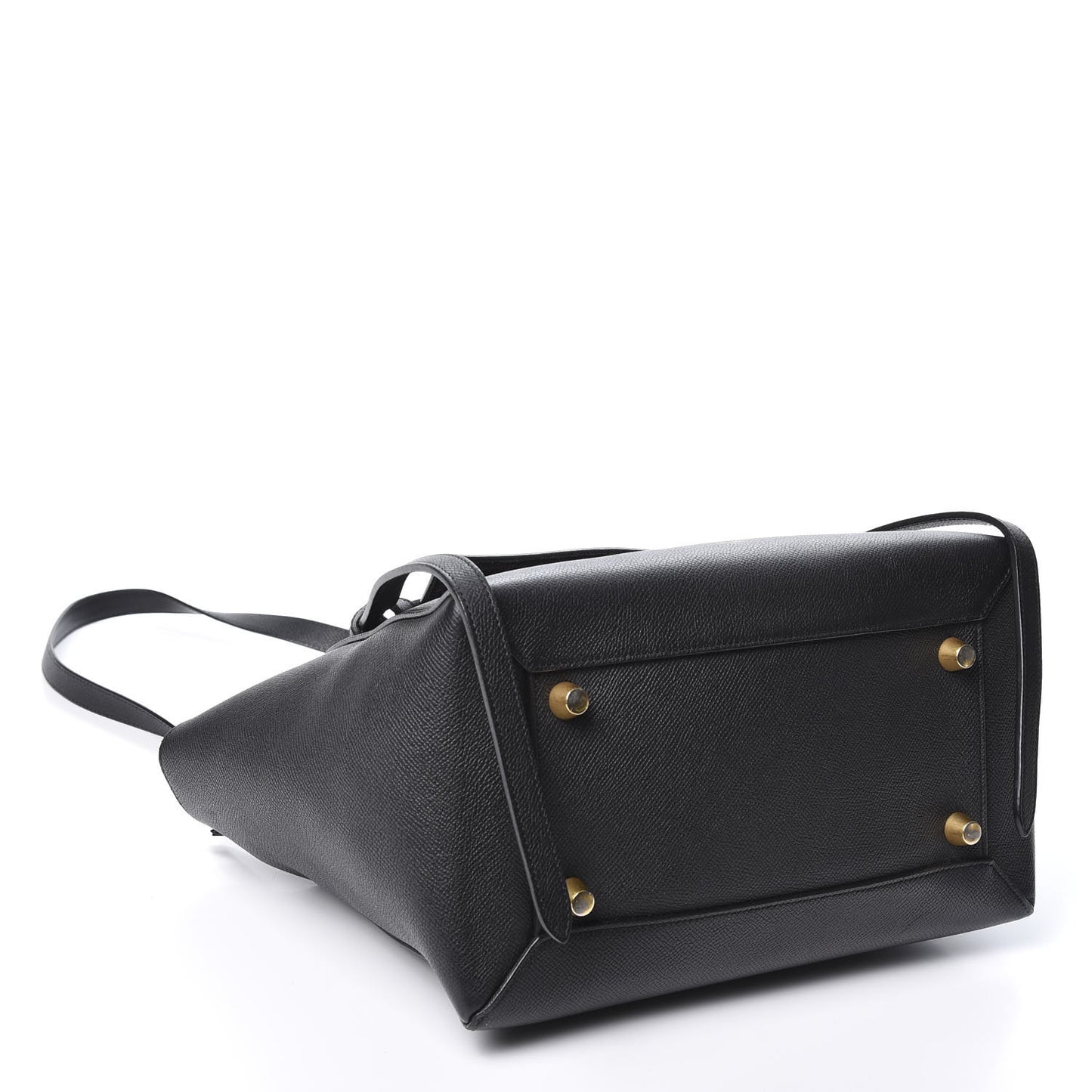 Baby Grained Calfskin Mini Belt Bag Black