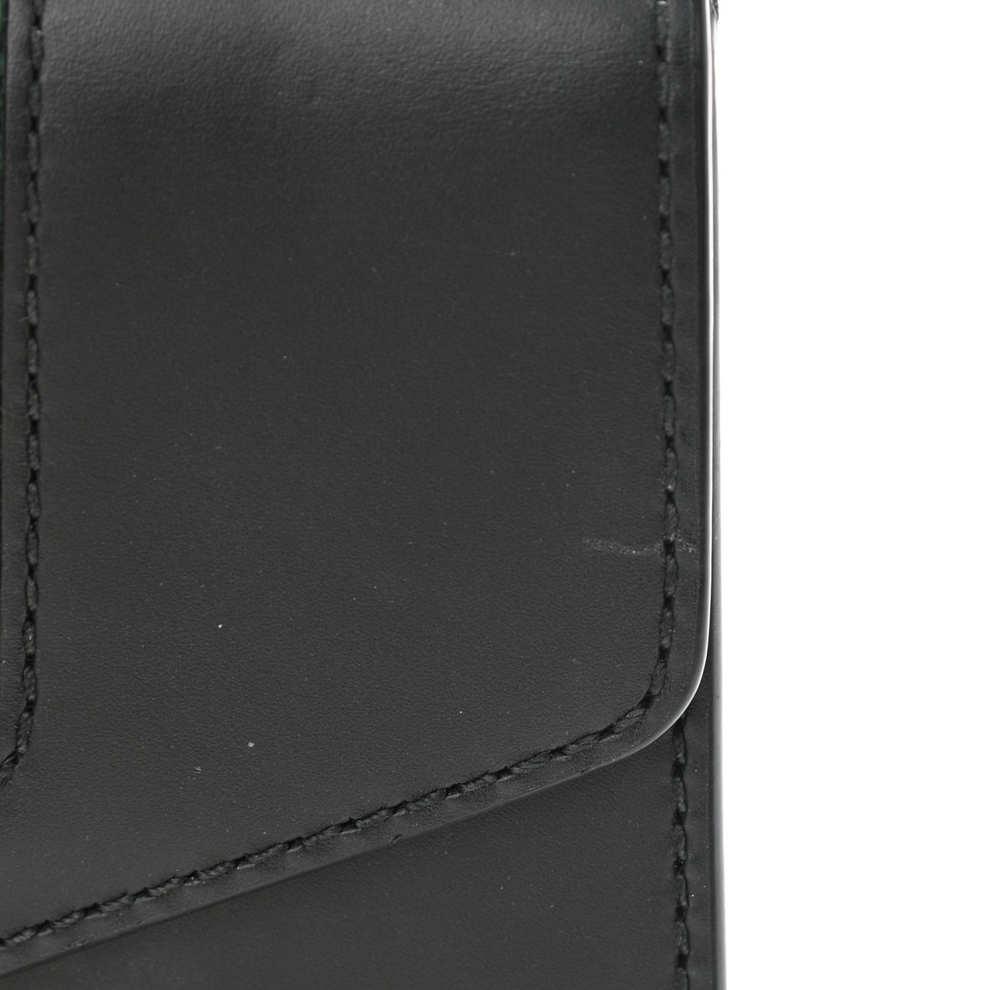 Calfskin Mini Sylvie Chain Shoulder Bag Black