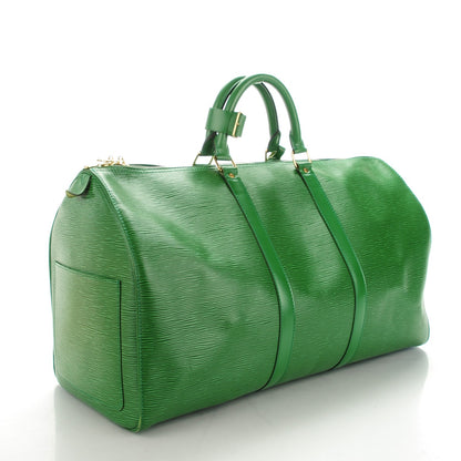 Louis Vuitton Epi Keepall 50 Borneo 3 of 7