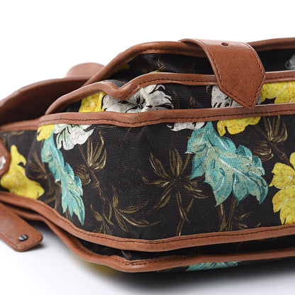 Proenza Schouler Canvas Tropical Printed Medium PS1 Satchel Brown 8 of 15