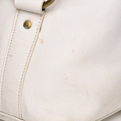 Saint Laurent Calfskin Oversized Muse White 19 of 25