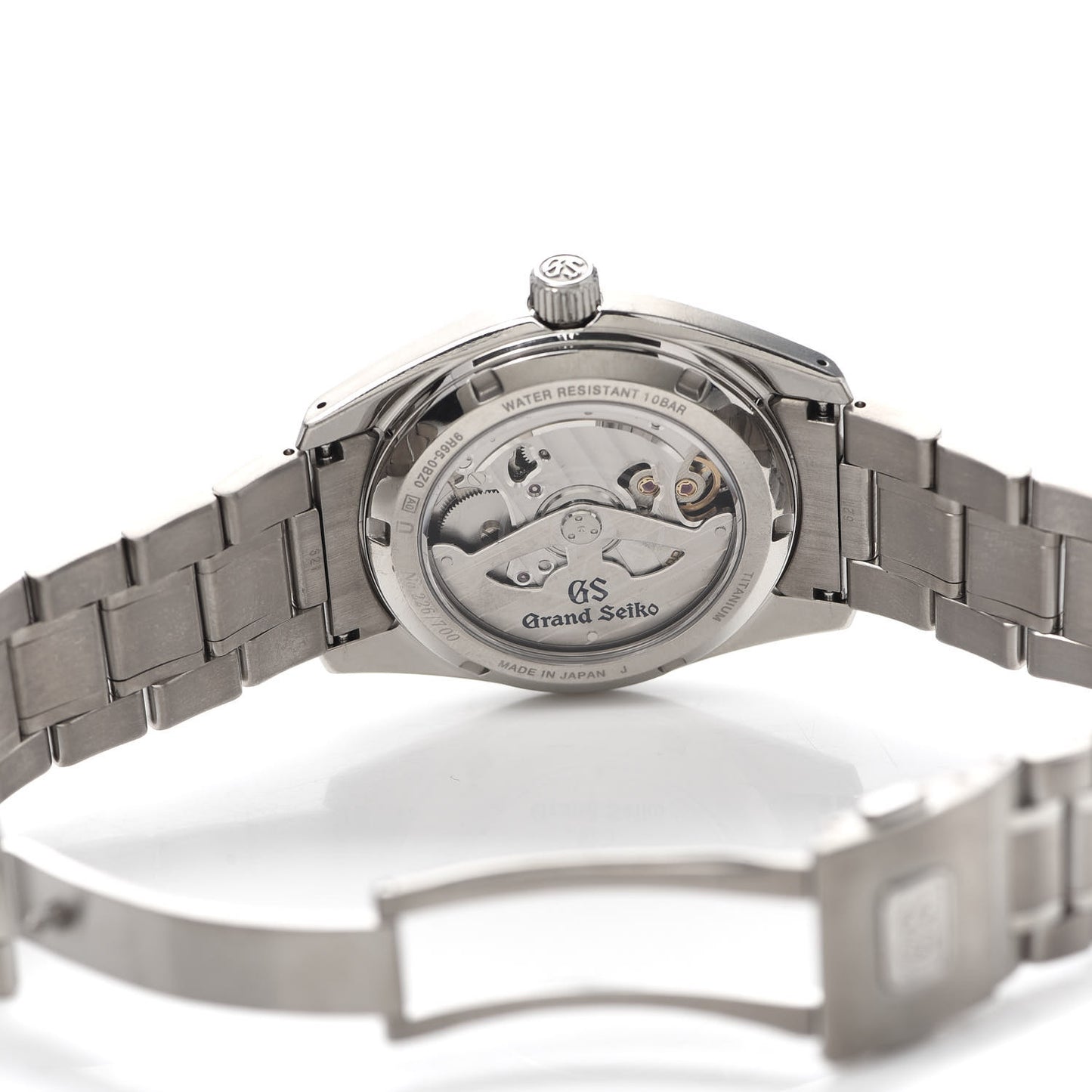 Titanium 40mm Spring Drive Automatic Watch Black SBGA127
