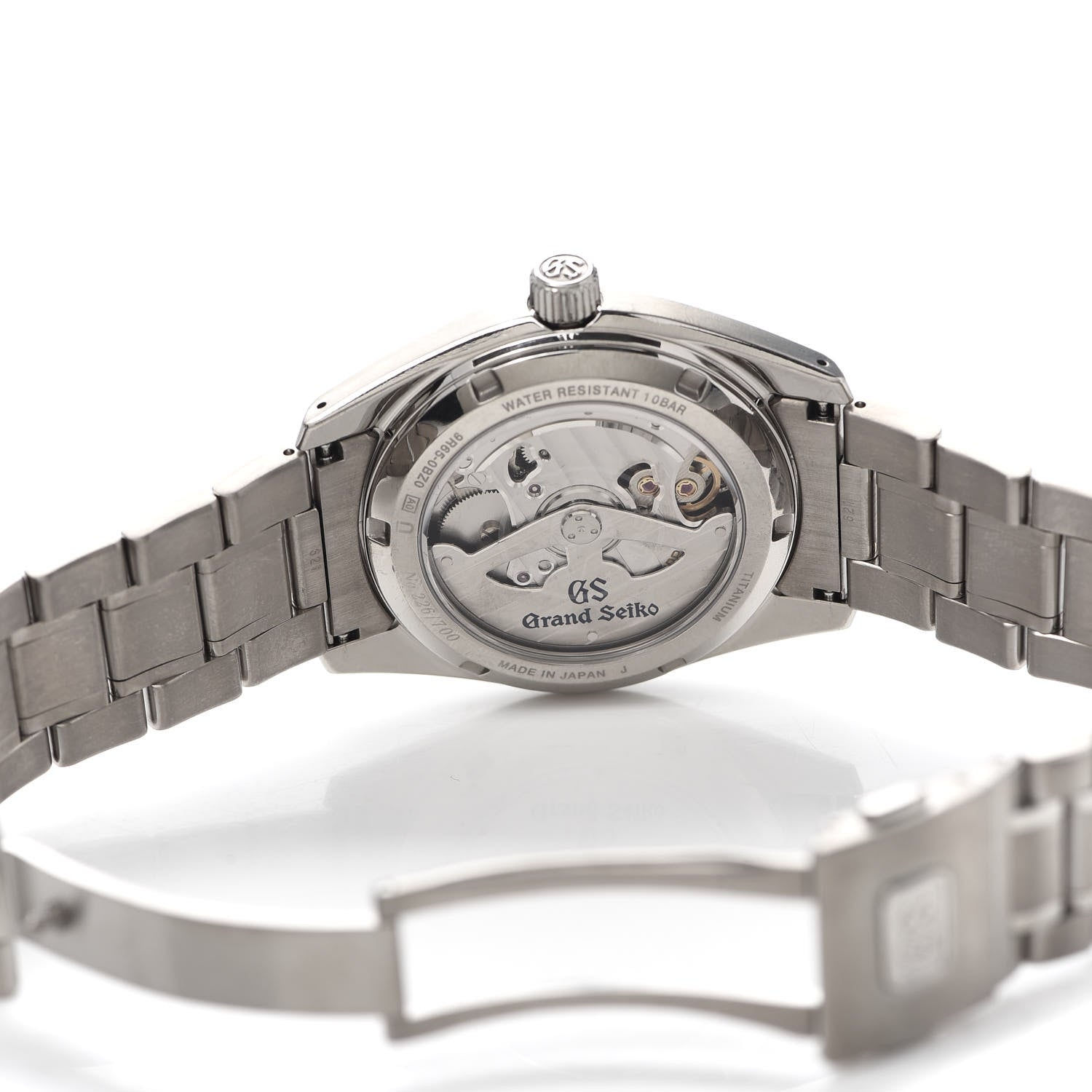 Grand Seiko Titanium 40mm Spring Drive Automatic Watch Black SBGA127 4 of 4