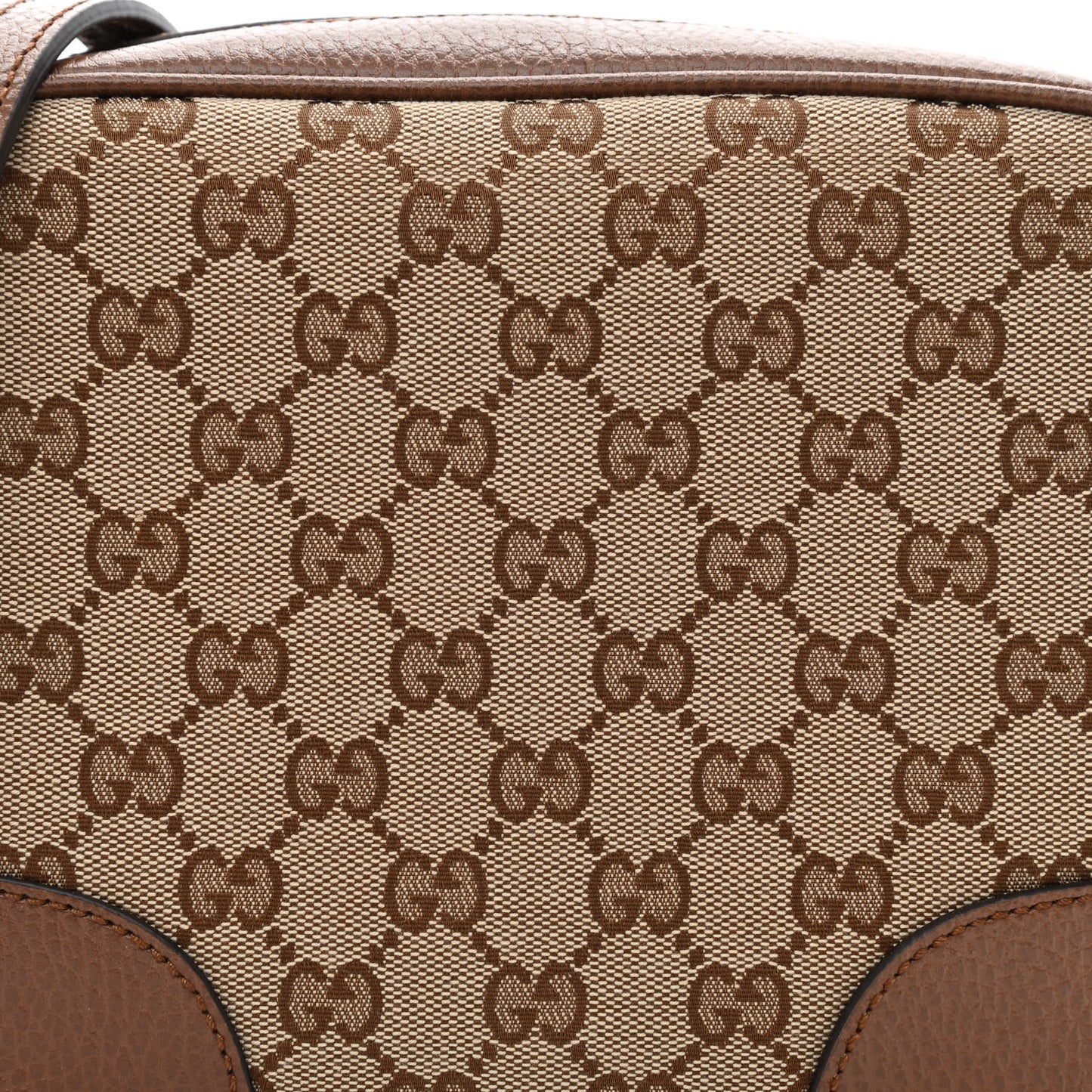 Monogram Mini Bree Messenger Bag Beige Tabacco