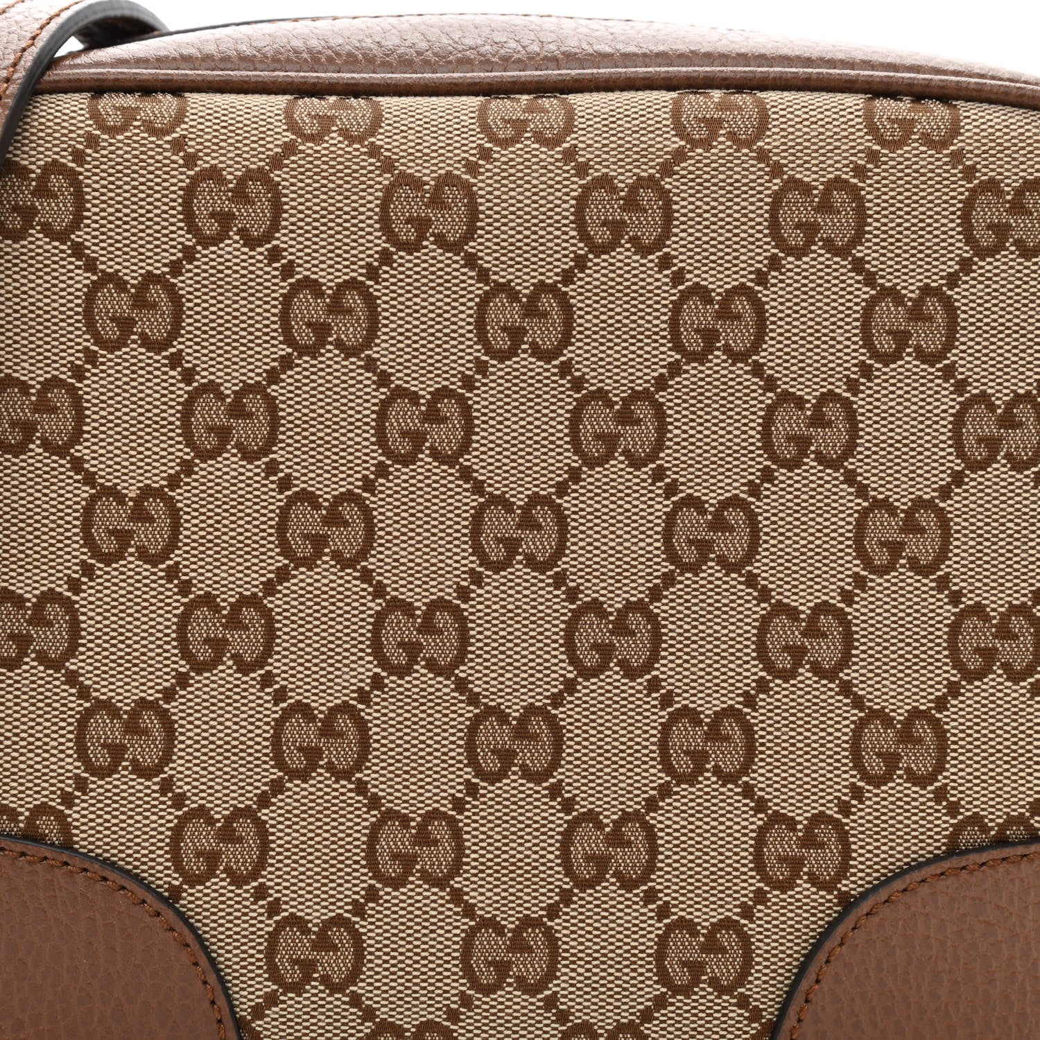 Gucci Monogram Mini Bree Messenger Bag Beige Tabacco 8 of 10