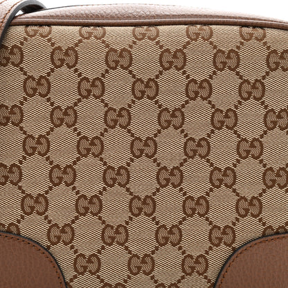 Gucci Monogram Mini Bree Messenger Bag Beige Tabacco 8 of 10