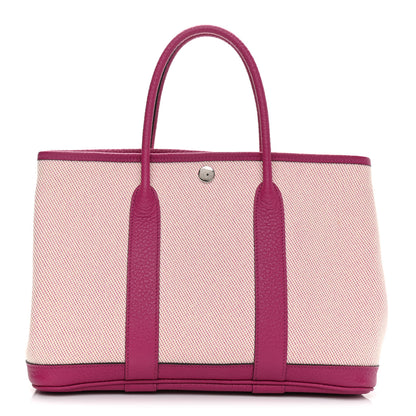 Hermes Twill D Negonda Garden Party 30 TPM Rose Pourpre 1 of 11